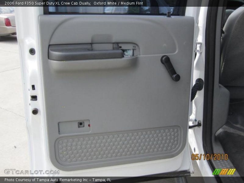 Oxford White / Medium Flint 2006 Ford F350 Super Duty XL Crew Cab Dually