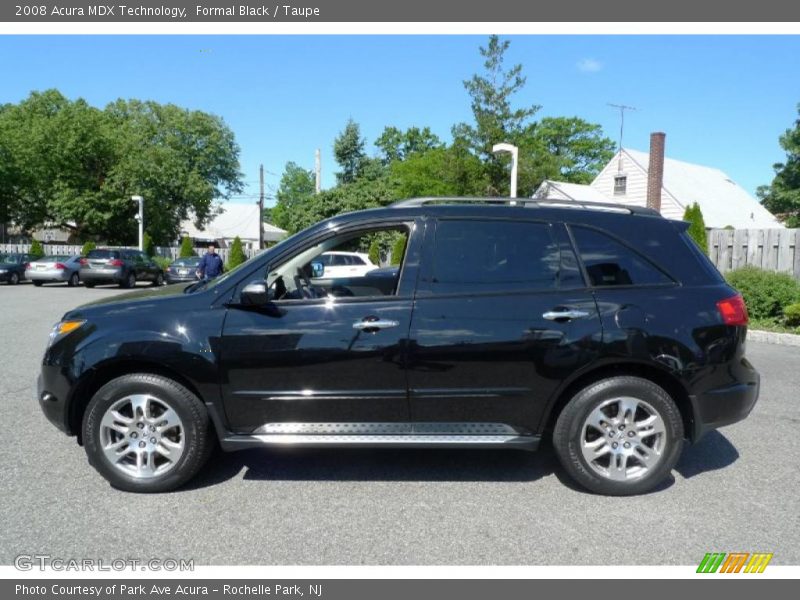 Formal Black / Taupe 2008 Acura MDX Technology