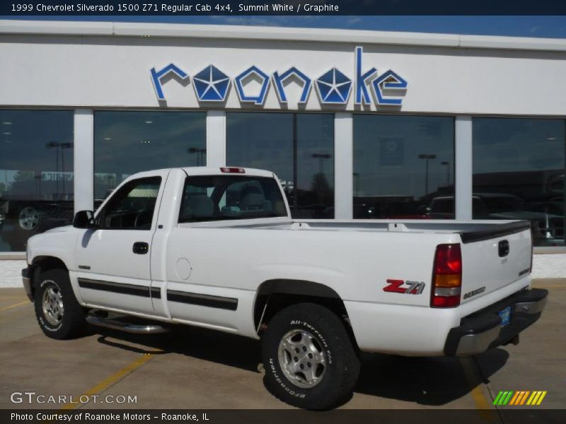 Summit White / Graphite 1999 Chevrolet Silverado 1500 Z71 Regular Cab 4x4