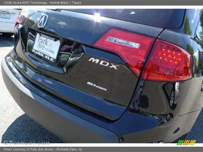 Formal Black / Taupe 2008 Acura MDX Technology