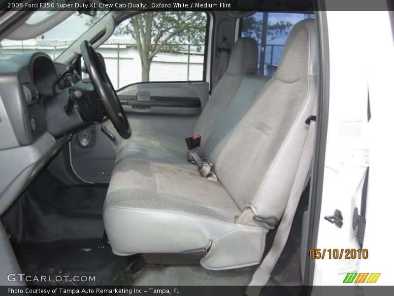 Oxford White / Medium Flint 2006 Ford F350 Super Duty XL Crew Cab Dually