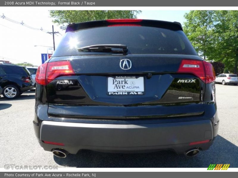 Formal Black / Taupe 2008 Acura MDX Technology