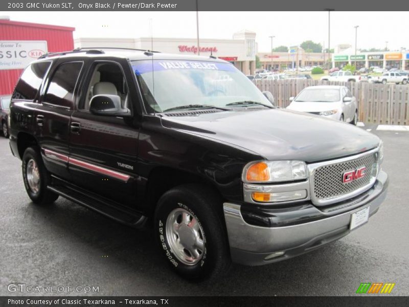Onyx Black / Pewter/Dark Pewter 2003 GMC Yukon SLT