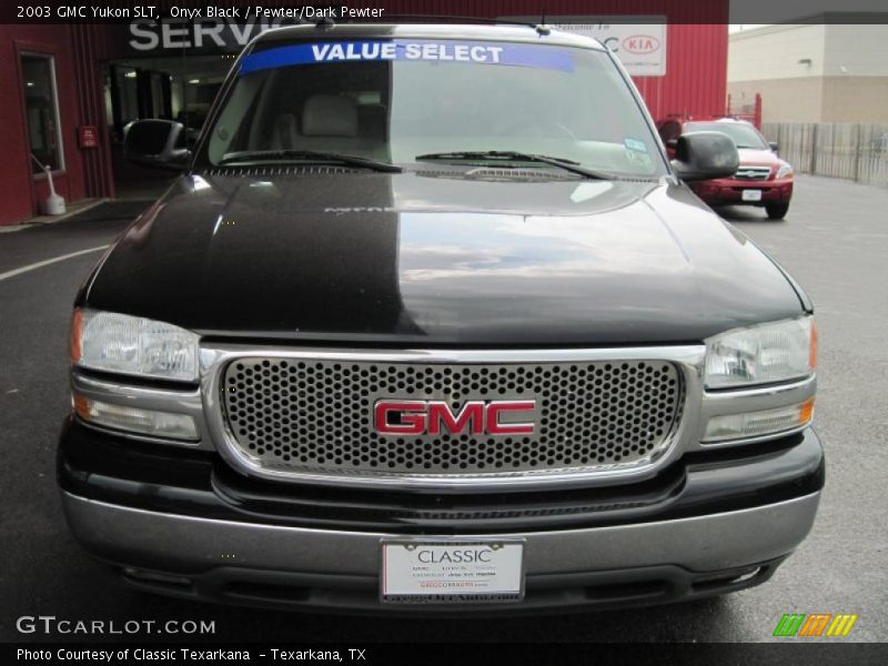 Onyx Black / Pewter/Dark Pewter 2003 GMC Yukon SLT