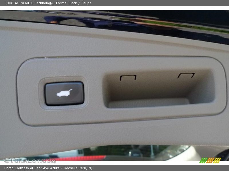 Formal Black / Taupe 2008 Acura MDX Technology