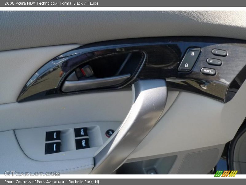 Formal Black / Taupe 2008 Acura MDX Technology