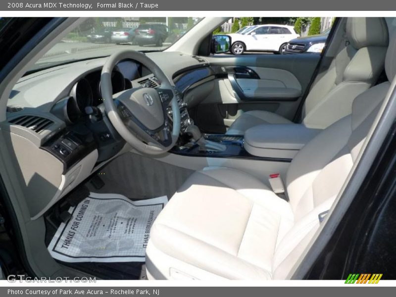 Formal Black / Taupe 2008 Acura MDX Technology