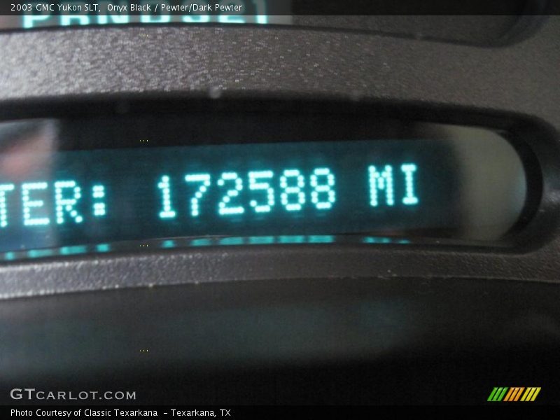 Onyx Black / Pewter/Dark Pewter 2003 GMC Yukon SLT