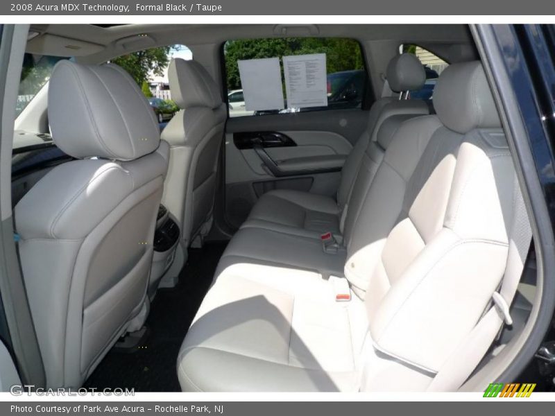 Formal Black / Taupe 2008 Acura MDX Technology