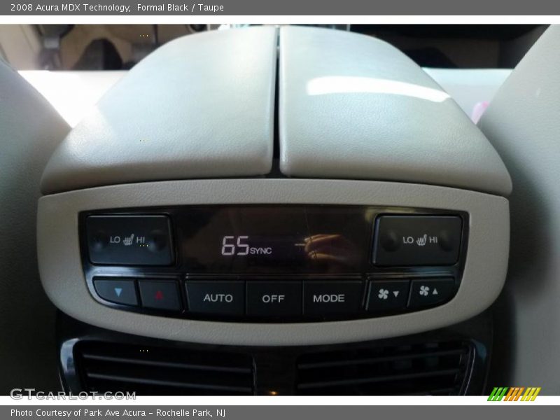 Formal Black / Taupe 2008 Acura MDX Technology