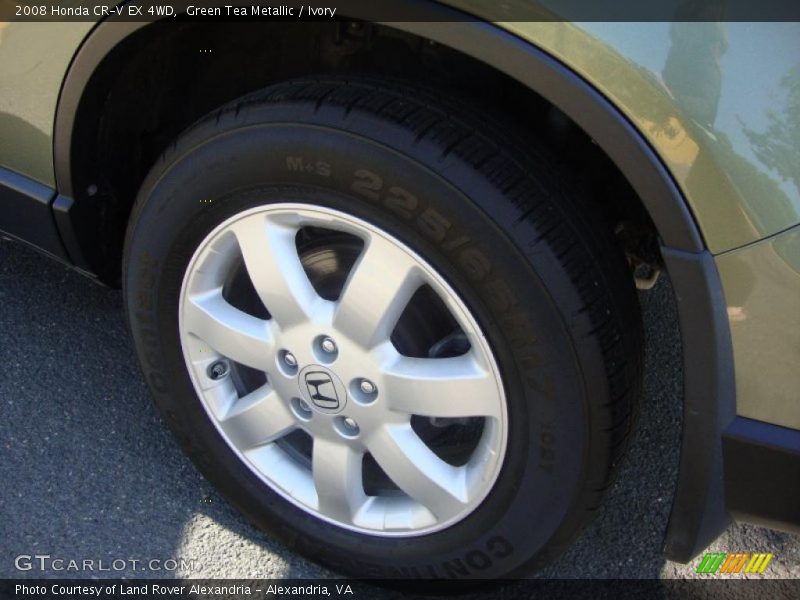 Green Tea Metallic / Ivory 2008 Honda CR-V EX 4WD