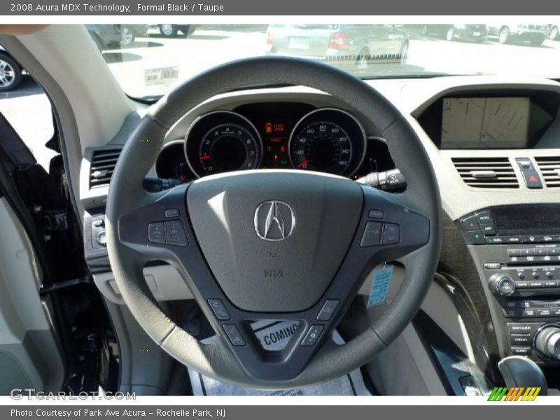 Formal Black / Taupe 2008 Acura MDX Technology