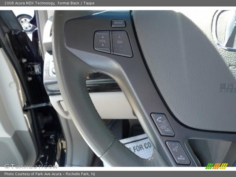 Formal Black / Taupe 2008 Acura MDX Technology