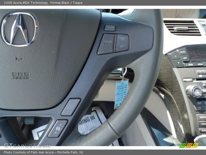 Formal Black / Taupe 2008 Acura MDX Technology