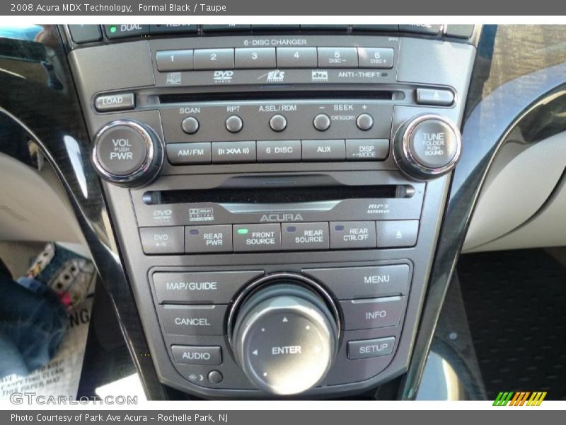 Formal Black / Taupe 2008 Acura MDX Technology