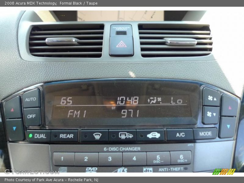 Formal Black / Taupe 2008 Acura MDX Technology