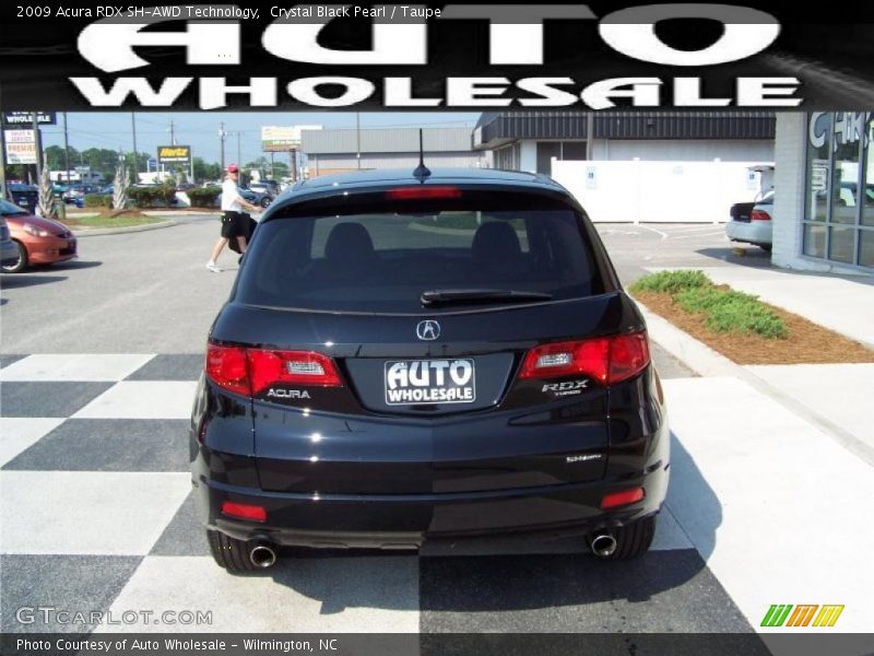 Crystal Black Pearl / Taupe 2009 Acura RDX SH-AWD Technology