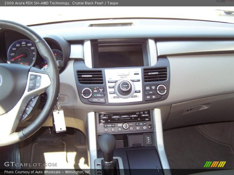 Crystal Black Pearl / Taupe 2009 Acura RDX SH-AWD Technology