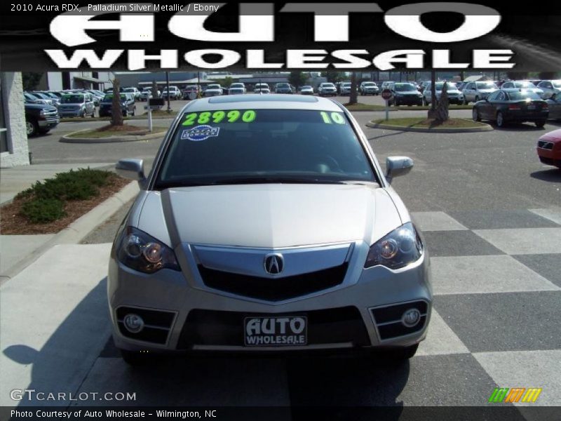 Palladium Silver Metallic / Ebony 2010 Acura RDX