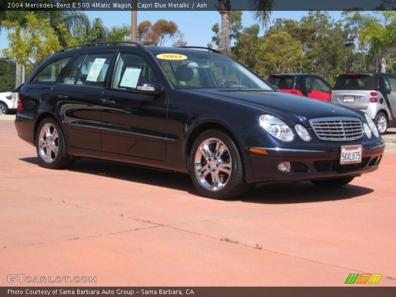 Capri Blue Metallic / Ash 2004 Mercedes-Benz E 500 4Matic Wagon