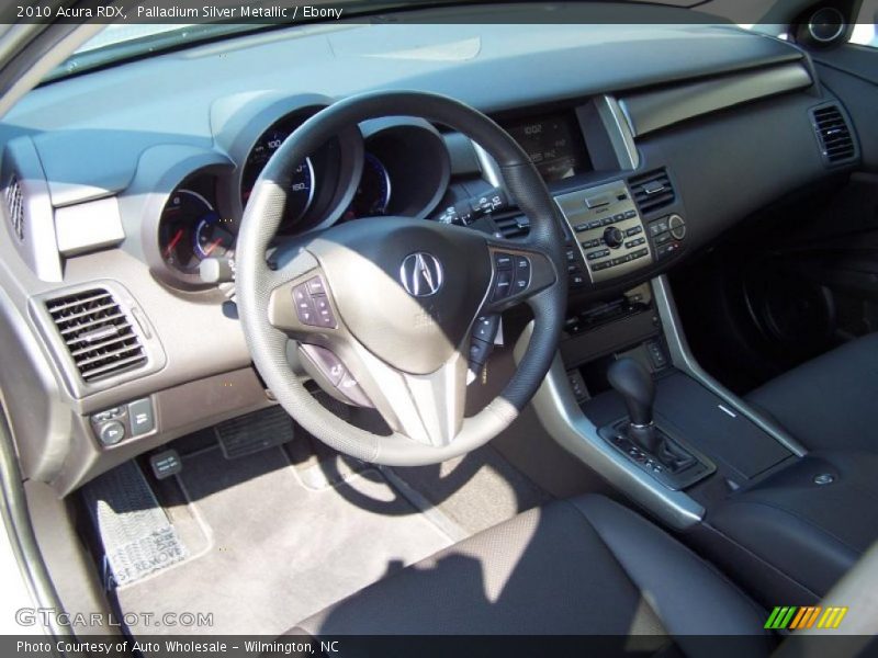 Palladium Silver Metallic / Ebony 2010 Acura RDX