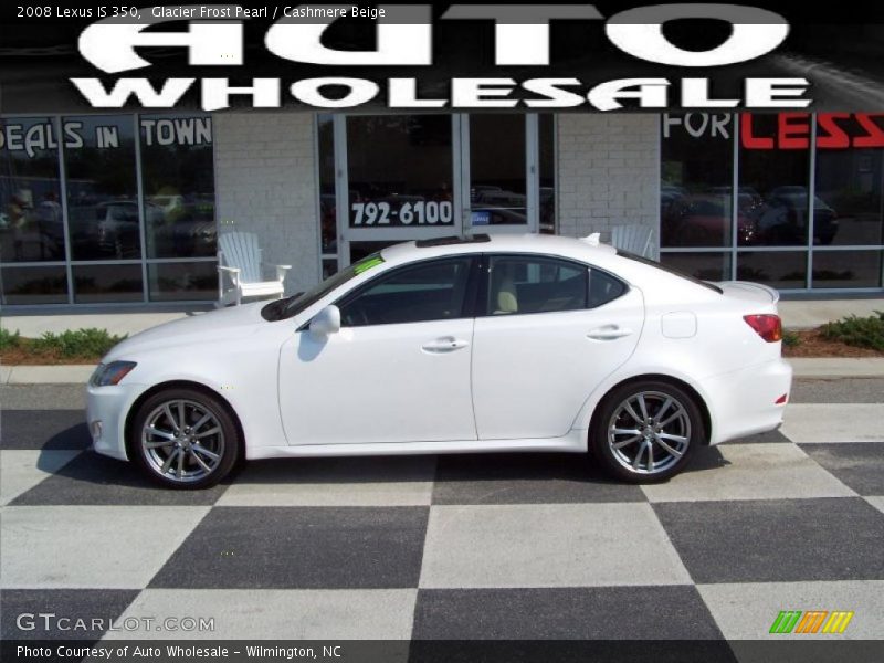 Glacier Frost Pearl / Cashmere Beige 2008 Lexus IS 350