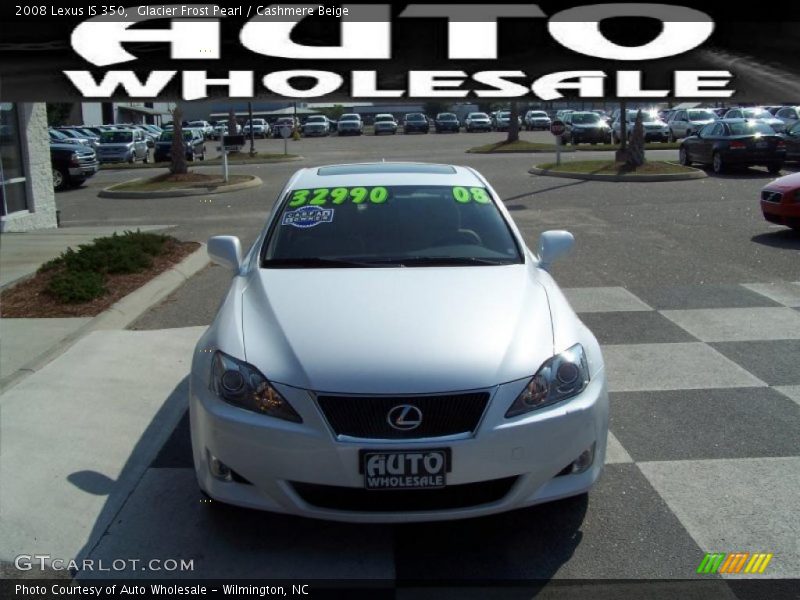 Glacier Frost Pearl / Cashmere Beige 2008 Lexus IS 350