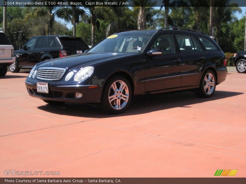 Capri Blue Metallic / Ash 2004 Mercedes-Benz E 500 4Matic Wagon