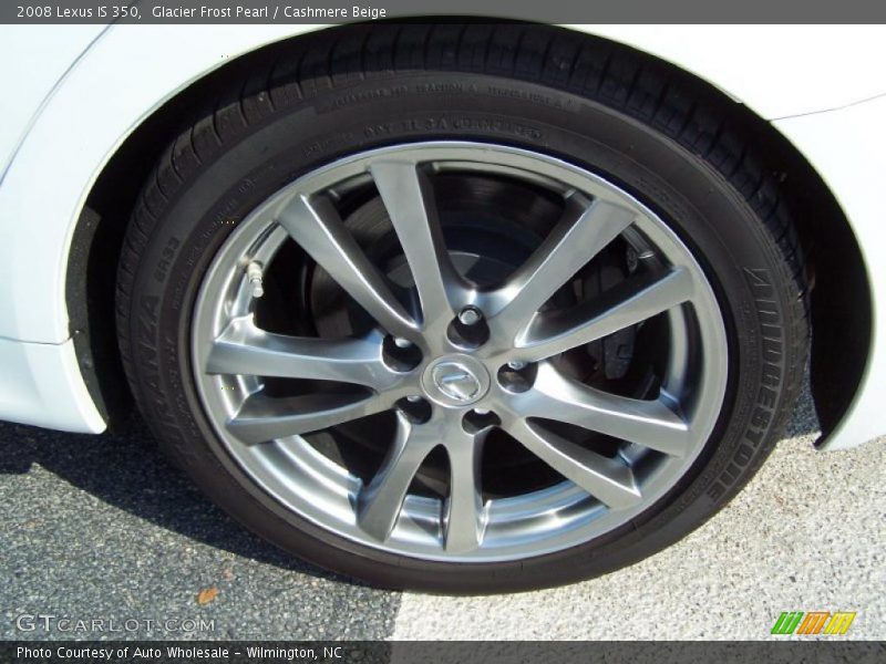 Glacier Frost Pearl / Cashmere Beige 2008 Lexus IS 350