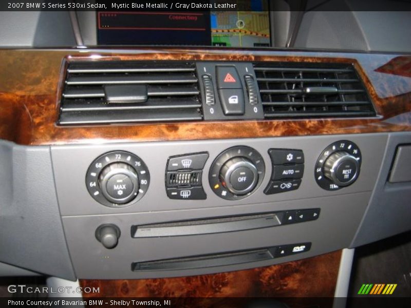 Mystic Blue Metallic / Gray Dakota Leather 2007 BMW 5 Series 530xi Sedan