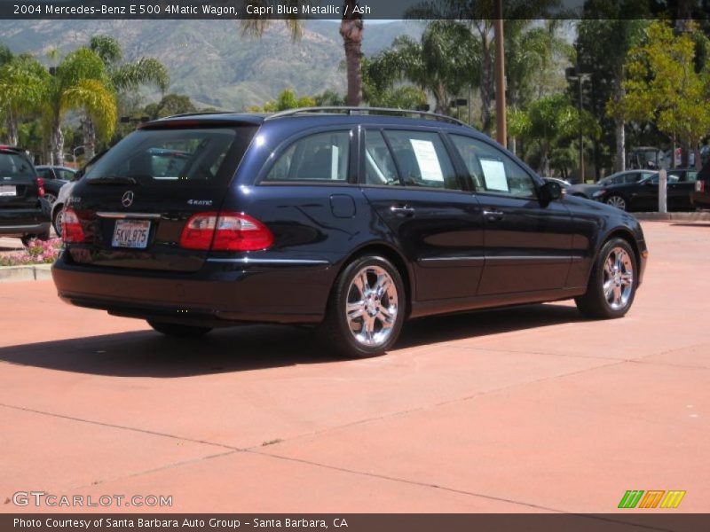 Capri Blue Metallic / Ash 2004 Mercedes-Benz E 500 4Matic Wagon