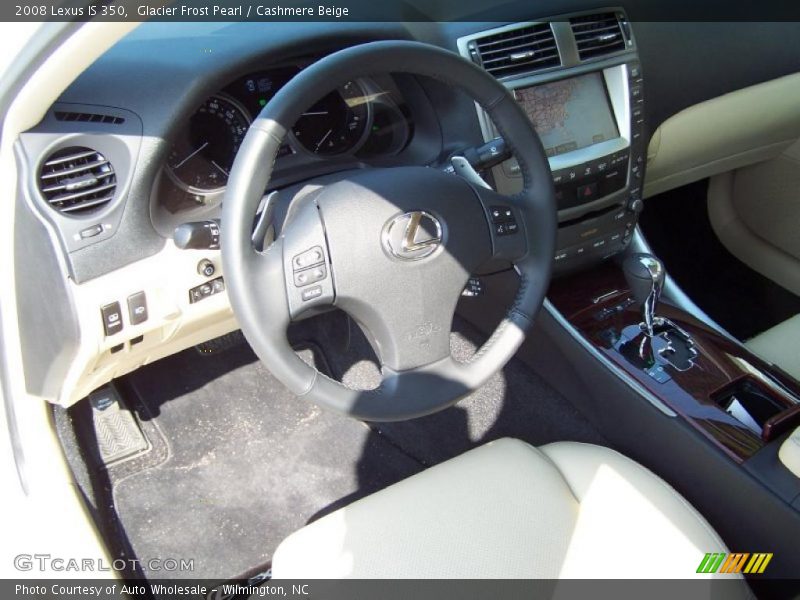 Glacier Frost Pearl / Cashmere Beige 2008 Lexus IS 350