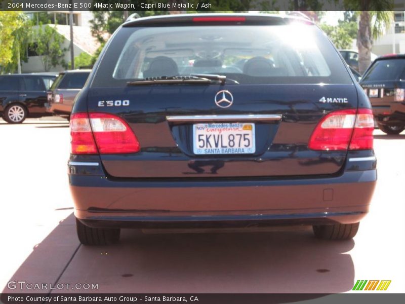 Capri Blue Metallic / Ash 2004 Mercedes-Benz E 500 4Matic Wagon