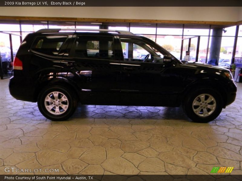 Ebony Black / Beige 2009 Kia Borrego LX V6