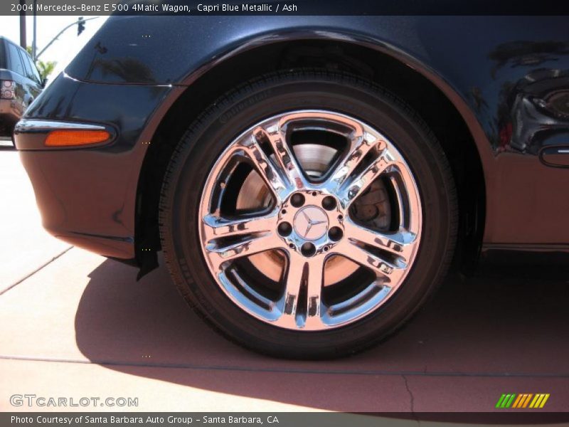 Capri Blue Metallic / Ash 2004 Mercedes-Benz E 500 4Matic Wagon
