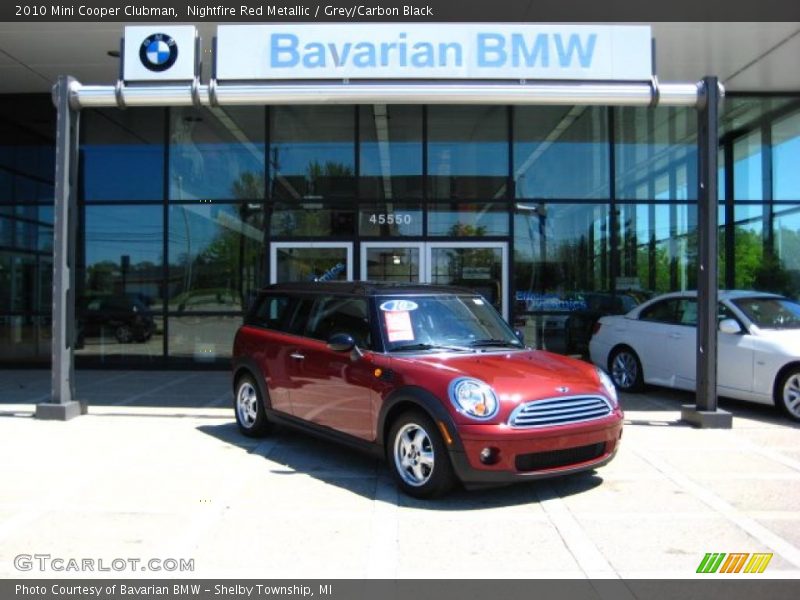 Nightfire Red Metallic / Grey/Carbon Black 2010 Mini Cooper Clubman