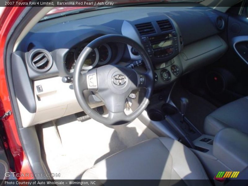Barcelona Red Pearl / Ash Gray 2007 Toyota RAV4 Limited
