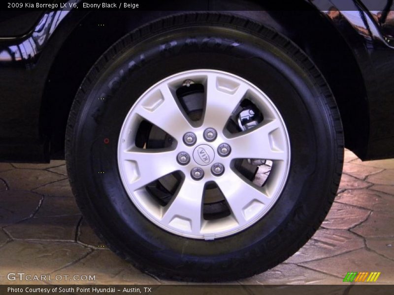 Ebony Black / Beige 2009 Kia Borrego LX V6
