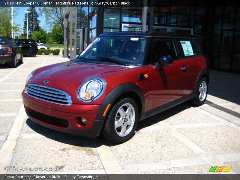 Nightfire Red Metallic / Grey/Carbon Black 2010 Mini Cooper Clubman