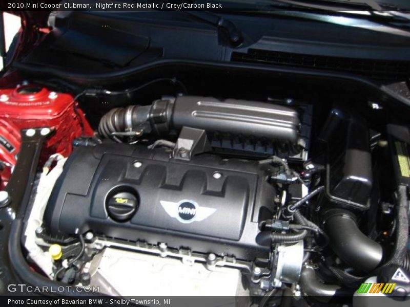 Nightfire Red Metallic / Grey/Carbon Black 2010 Mini Cooper Clubman