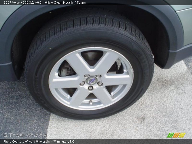 Willow Green Metallic / Taupe 2007 Volvo XC90 3.2 AWD