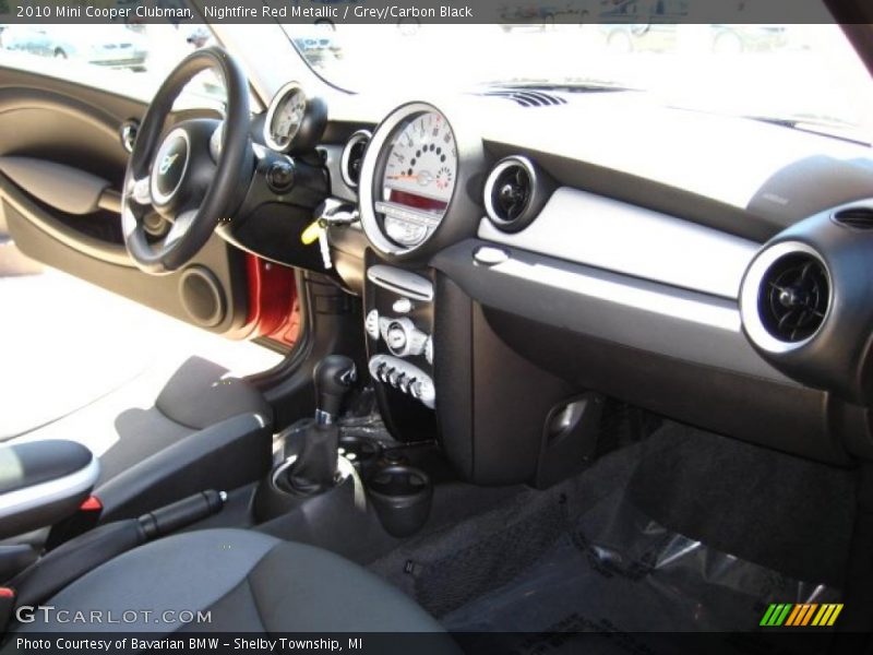 Nightfire Red Metallic / Grey/Carbon Black 2010 Mini Cooper Clubman