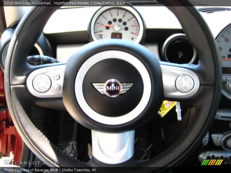 Nightfire Red Metallic / Grey/Carbon Black 2010 Mini Cooper Clubman
