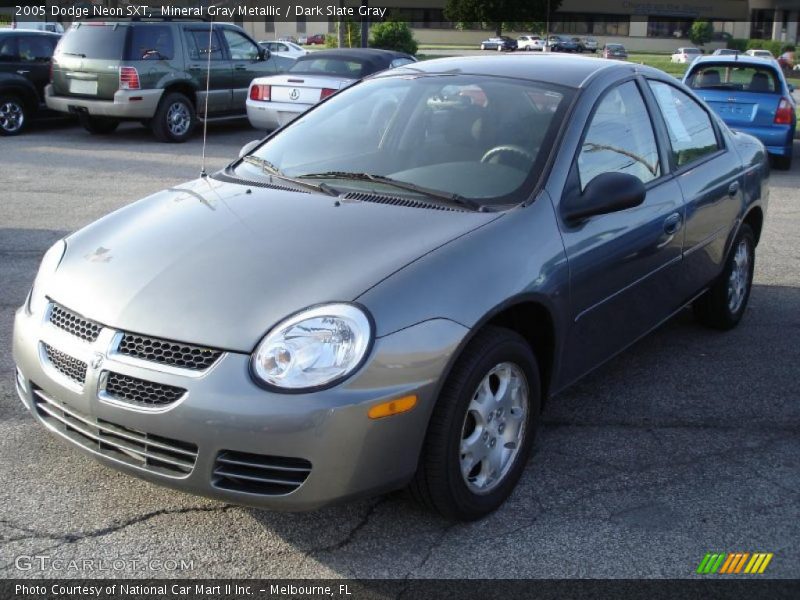 Mineral Gray Metallic / Dark Slate Gray 2005 Dodge Neon SXT