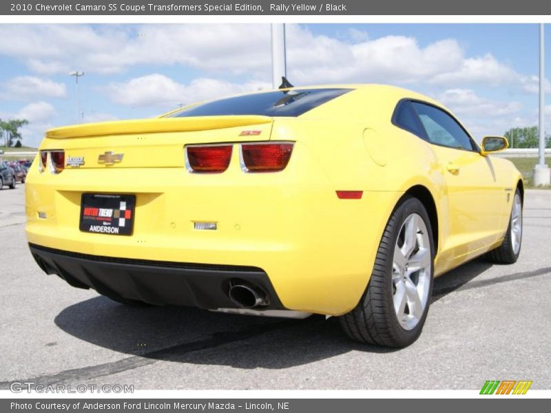 Rally Yellow / Black 2010 Chevrolet Camaro SS Coupe Transformers Special Edition