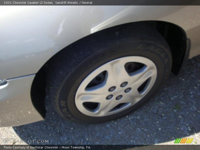 Sandrift Metallic / Neutral 2001 Chevrolet Cavalier LS Sedan