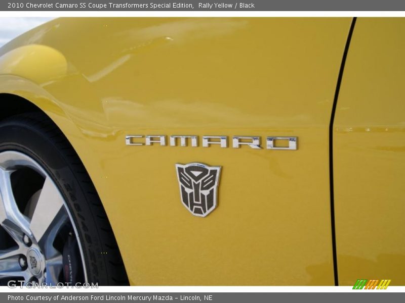 Rally Yellow / Black 2010 Chevrolet Camaro SS Coupe Transformers Special Edition
