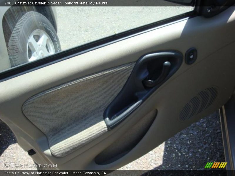 Sandrift Metallic / Neutral 2001 Chevrolet Cavalier LS Sedan