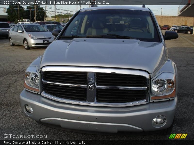 Brilliant Silver Metallic / Medium Slate Gray 2004 Dodge Durango SLT 4x4