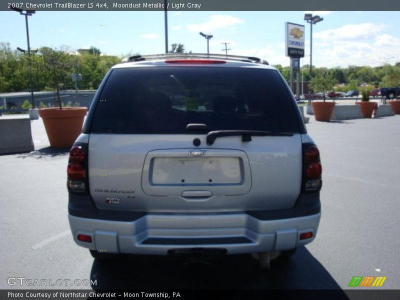 Moondust Metallic / Light Gray 2007 Chevrolet TrailBlazer LS 4x4